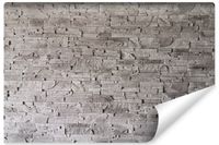 Fototapeta Do Jadalni Szara CEGŁA Kamień Łupek Efekt 3D 400cm x 280cm