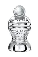 "Wibrujący Masturbator Lingam Shakti - Transparentny 9 cm"
