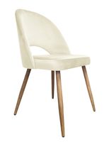 Krzesło Polo noga dąb MG50 kremowy