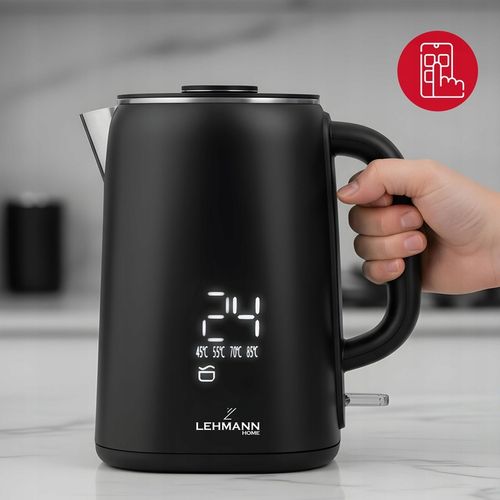 CZAJNIK ELEKTRYCZNY BEZPRZEWODOWY REGULACJA DOTYKOWY WYŚWIETLACZ LED na Arena.pl