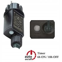 Lampki Choinkowe 300 LED 30m Zewnętrzne NIEBIESKIE + FLASH Timer