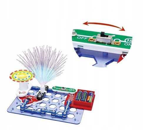 LABORATORIUM ELEKTRONIKI MAŁY ELEKTRONIK ZABAWA NAUKOWA - ZESTAW DLA DZIECI na Arena.pl