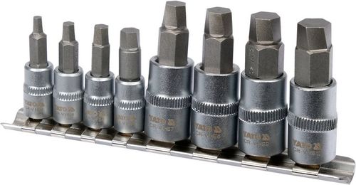 zestaw bitów do obrobionych śrub hex, 8szt. - yt-04580 na Arena.pl