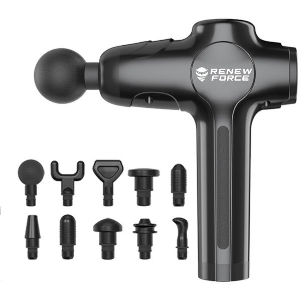 PISTOLET DO MASAŻU masażer do pleców ciała nóg karku stóp +10 KOŃCÓWEK 120W zdjęcie 8