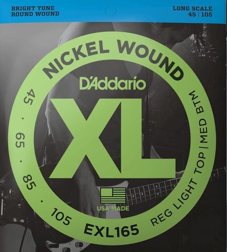 Struny do gitary basowej basu Daddario EXL165 na Arena.pl