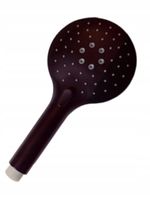 CZARNA LUX SŁUCHAWKA PRYSZNICOWA WANNY 2 FUNKCJE