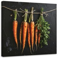 Obraz do kuchni restauracji baru jadalni, Marchewki pęczek