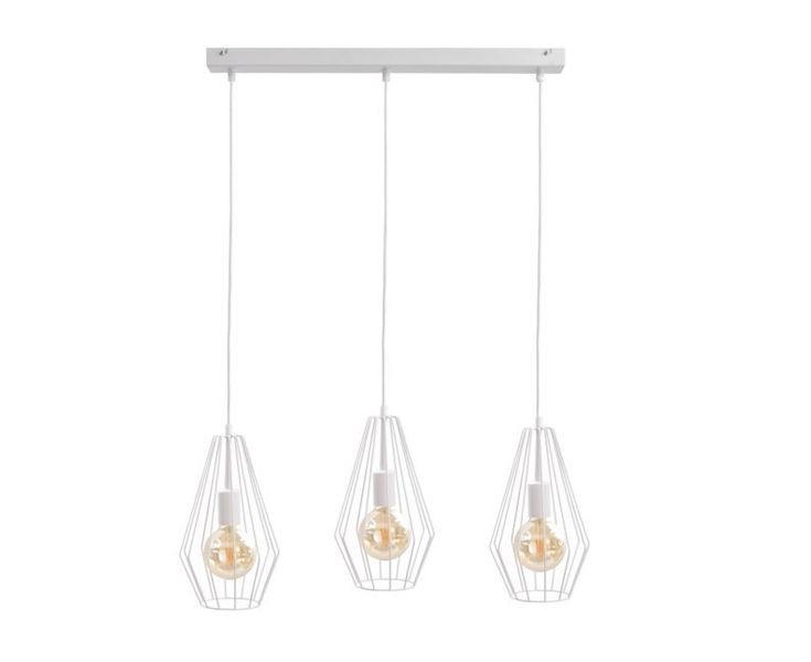 Lampa wisząca 3xE27 LEX WHITE zdjęcie 1
