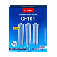 Filtr do wody zamiennik wkład do ekspresu Jura 3szt. Coffix CF101 niebieski