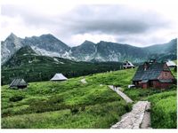 50X70CM CHATY TATRZAŃSKIE OBRAZ POKOJU DREWNINE