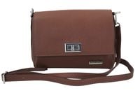 Wizytowa torebka damska Barberinis - Brązowa