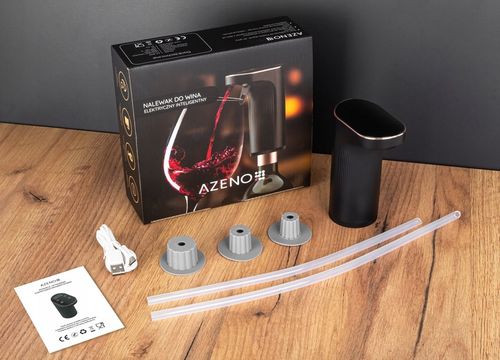 DOZOWNIK NALEWAK DO ALKOHOLU ELEKTRYCZNY DO WÓDKI WHISKEY WINA Z AERATOREM na Arena.pl