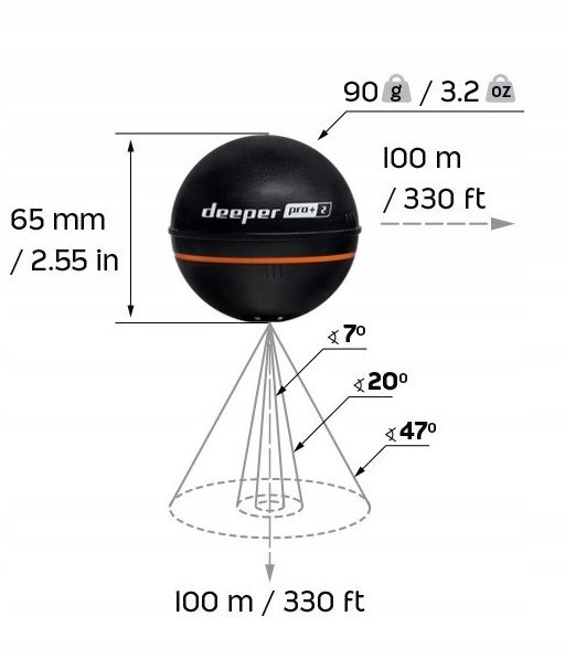echosonda Deeper PRO+ 2 - NOWOŚĆ zdjęcie 2