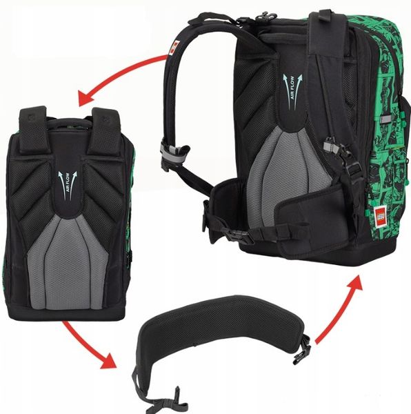 LEGO PLECAK SZKOLNY MAXI PLUS NINJAGO LLOYD 20214-2201 zdjęcie 3