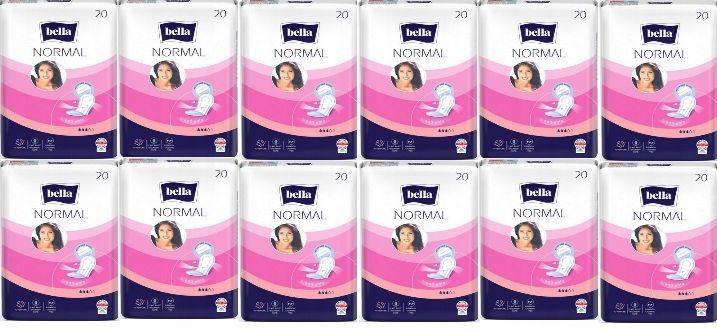 PAKIET Podpaski Bella Normal bez skrzydełek 12x20 zdjęcie 1