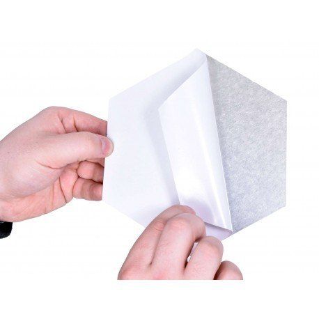 Dekoracyjne lustro akrylowe Hex - srebrne zdjęcie 2