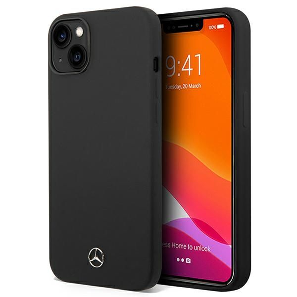 Etui Mercedes do iPhone 15 Plus, iPhone 14 Plus, Czarny zdjęcie 1