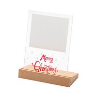 Szklana ramka do sublimacji - 12,7 x 17,8 cm - Merry Christmas