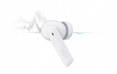 BIAŁE SŁUCHAWKI BEZPRZEWODOWE DOKANAŁOWE QCY Wodoodporne Bluetooth