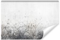 Fototapeta Do Salonu ABSTRAKCJA Kwiaty Polne Beton Rośliny 135cm x 90cm