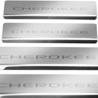 Listwa progowa JEEP CHEROKEE MK5 KL Stal nierdzewna 304 połysk 4szt