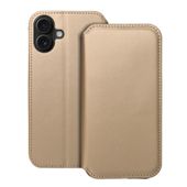 Kabura DUAL POCKET Book do IPHONE 16 Plus złoty