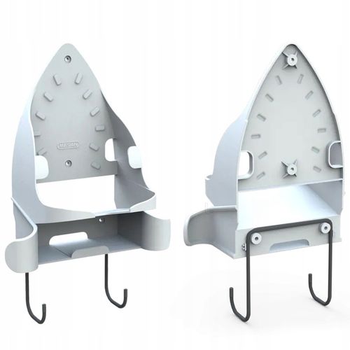 Uchwyt ścienny do żelazka i deski do prasowania, wieszak IRONIX biały na Arena.pl