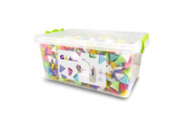 Meli Gami Kolorowe klocki Zestaw konstrukcyjny Origami plastikowe 1500el.
