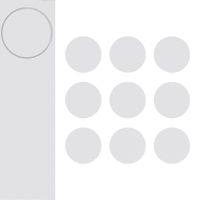 Samoprzylepne Zaślepki Meblowe Melaminowe Białe fi 20 mm 9 sztuk ZM258