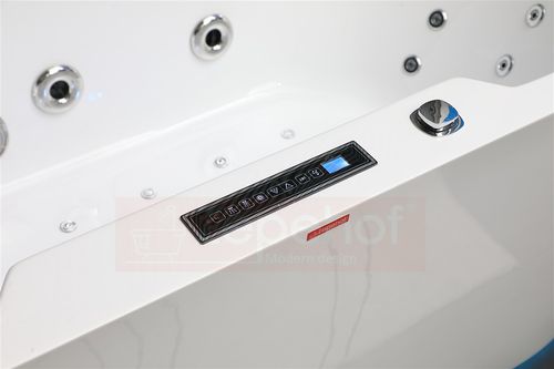 Wirujące dysze Wanna z hydromasażem BZX-675 prostokątna 170cmx850cmx60cm z na Arena.pl