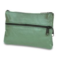 Etui Na Klucze Skórzane Duże Dwustronne Khaki Pokrowiec G88