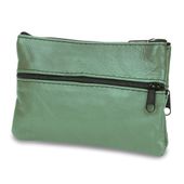 Etui Na Klucze Skórzane Duże Dwustronne Khaki Pokrowiec G88