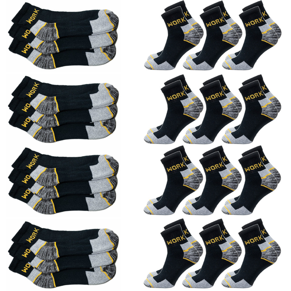 12x Skarpety WORK EKO KRÓTKIE ROBOCZE MOCNE FROTTE 43-46 zdjęcie 1