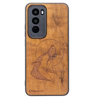 Drewniane Etui Bewood do Oppo Reno 12 Pro 5G WILK IMBUIA