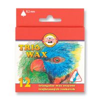 kin kredki trio wax 8272/1 12 kol. 8,2 mm 7207
