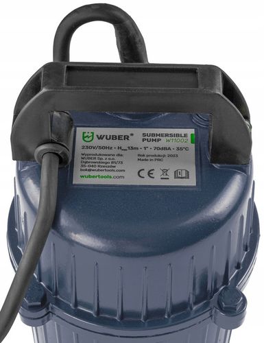 POMPA DO WODY BRUDNEJ CZYSTEJ ZANURZENIOWA SITKO SITO SZAMBA 2100W 1" na Arena.pl