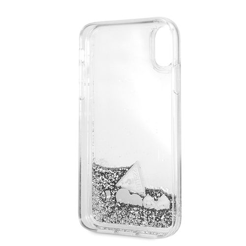 GUESS HARD CASE GLITTER - iPhone XR - SILVER na Arena.pl