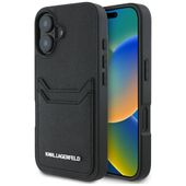 Etui Karl Lagerfeld do iPhone 16, Czarny