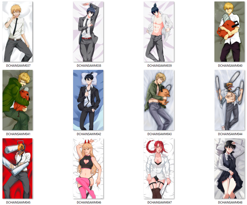 Dakimakura Chainsaw Man DO WYBORU Duża na Arena.pl