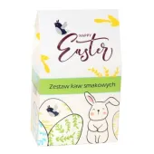 Zestaw prezentowy na WIELKANOC kawa aromatyzowana dla niej niego 10 smaków