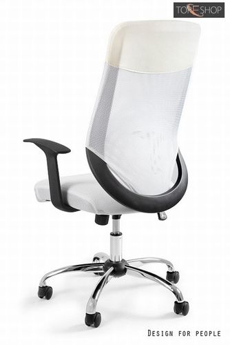 Fotel biurowy mobi plus biały na Arena.pl