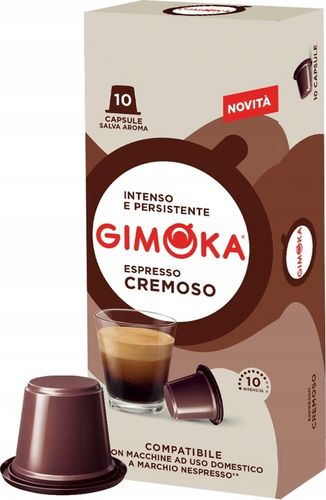 Kapsułki do Nespresso Gimoka Zestaw 10 x 10 MIX Espresso Lungo na Arena.pl