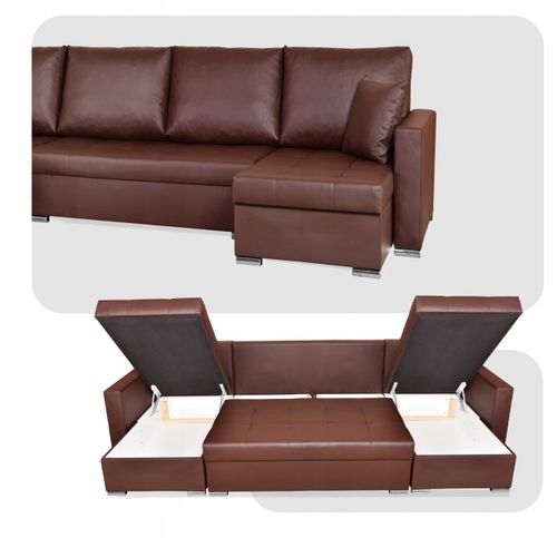 Narożnik Varius BIG rozkładany funkcja spania pojemniki Family meble na Arena.pl