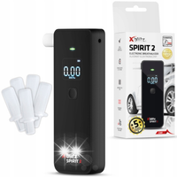 Alkomat elektroniczny Xblitz SPIRIT-2 półprzewodnikowy+5X USTNIK kalibracja