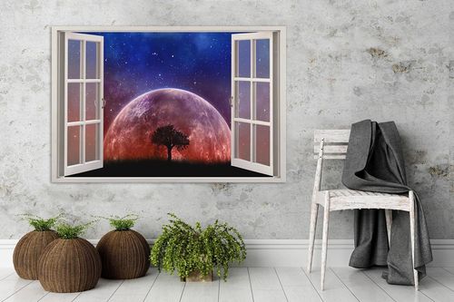 Deco Panel, Okno - księżyc 90x60 na Arena.pl