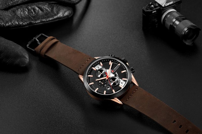 ZEGAREK MĘSKI CURREN 8325 (zc024d) - CHRONOGRAF zdjęcie 4