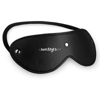 Skórzana Pełna Maska Na Oczy Opaska - Klasyczna