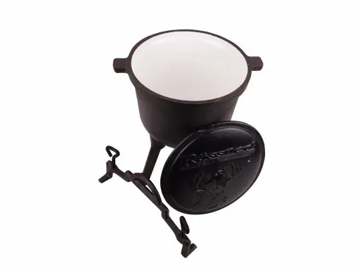 KOCIOŁEK ŻELIWNY EMALIOWANY 5L ROSSNER zdjęcie 3