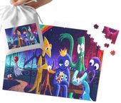 PUZZLE - RAINBOW FRIENDS WZORY Z BAJEK I GIER PREZENT 70el + WORECZEK