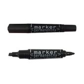 marker permanentny 89005 dwustronny czarny